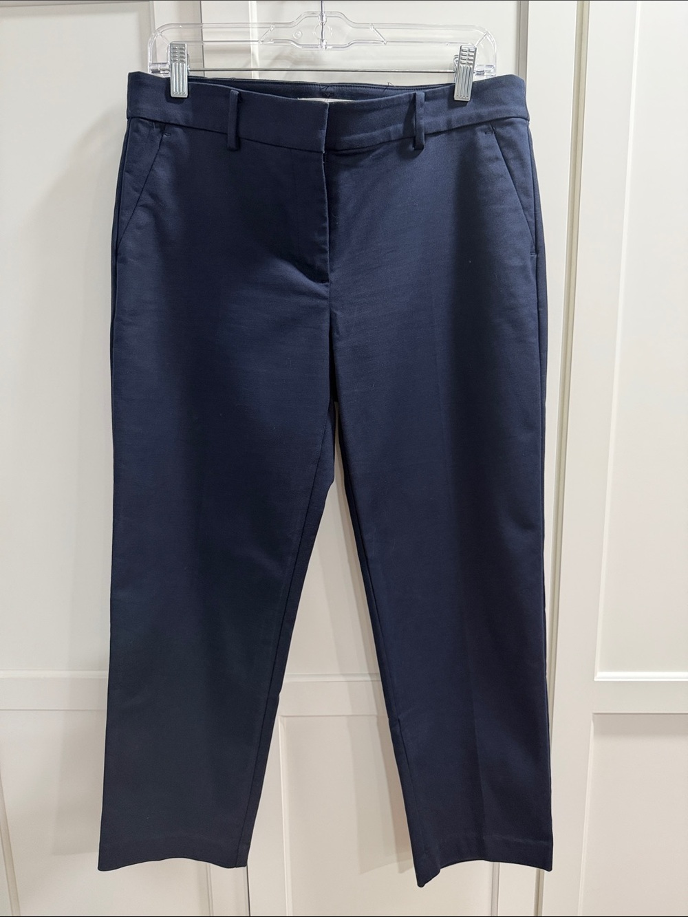LOFT Navy Ankle Crop Dress Pants